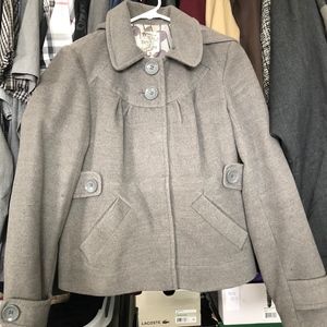 Tulle - Grey Jacket with hood (size small women)